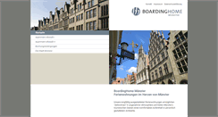 Desktop Screenshot of boardinghome-muenster.de